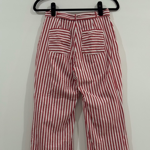 Urban Outfitters Red and White Striped Pants - Picture 2 of 3